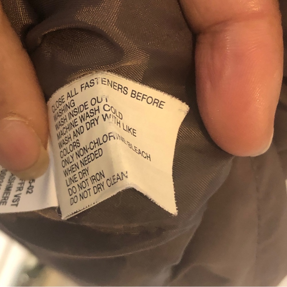 GAP Tan Brown Puffer Vest - Picture 7 of 8